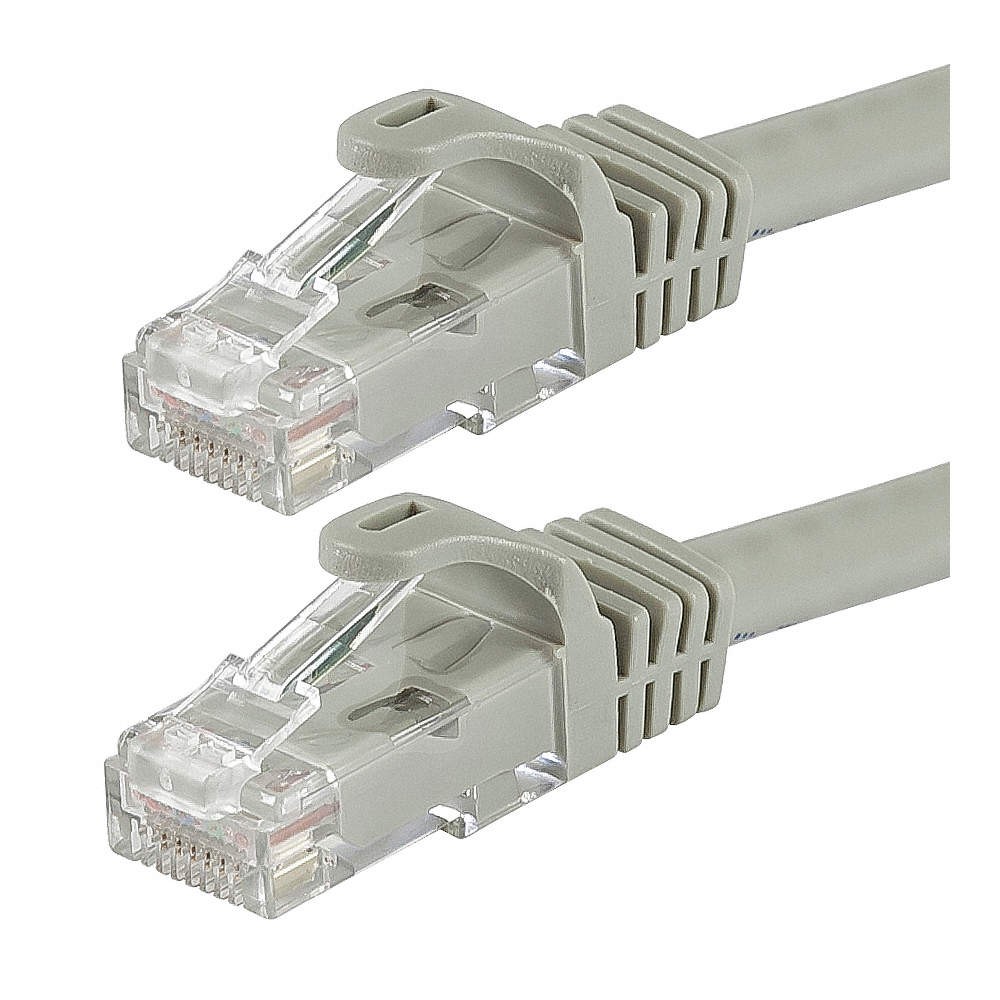 MONOPRICE 9802 Patch Cord,Cat 6,Flexboot,Gray,50 ft. 38G013