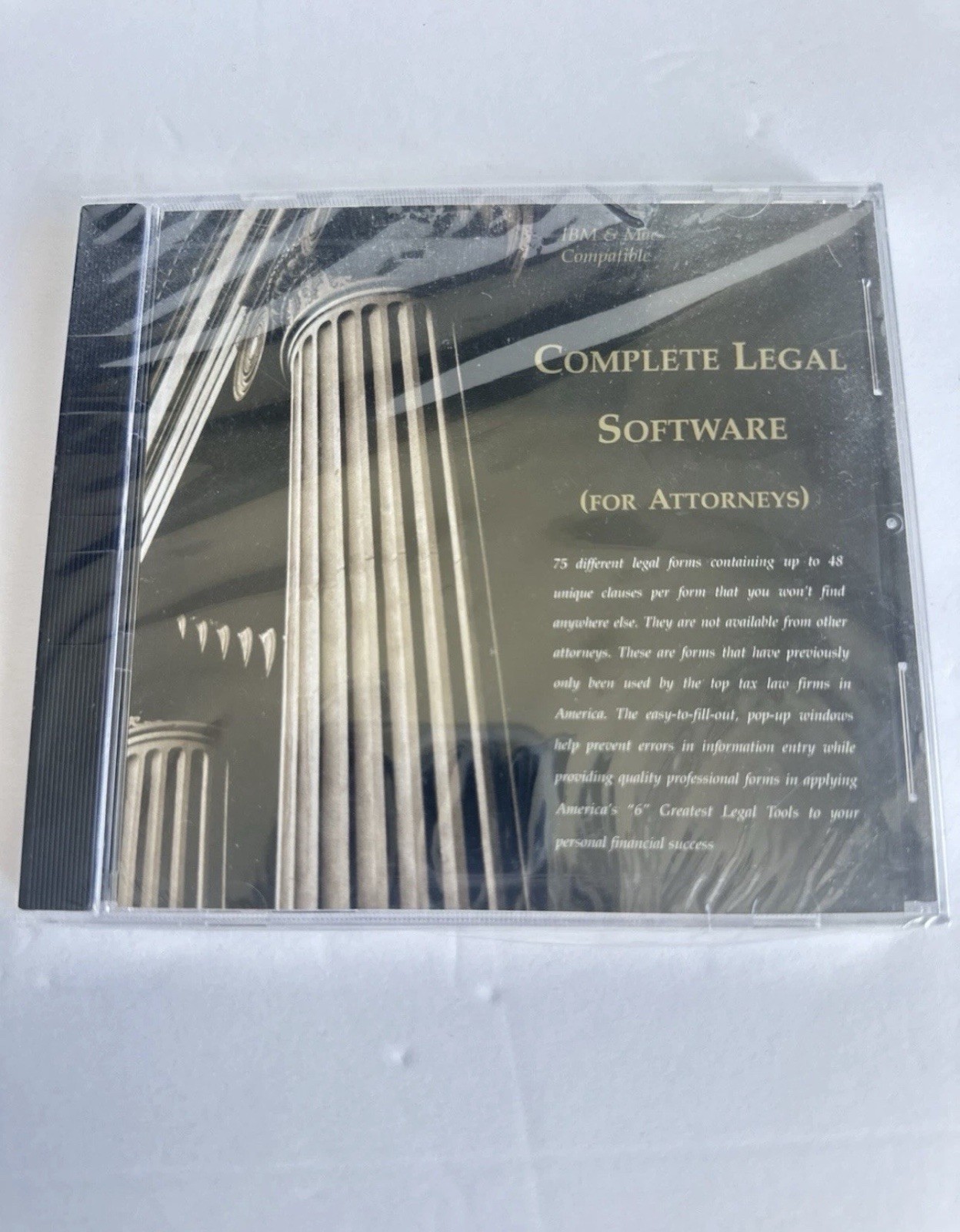 IBM &Mac Compatible Complete Legal Software CD New