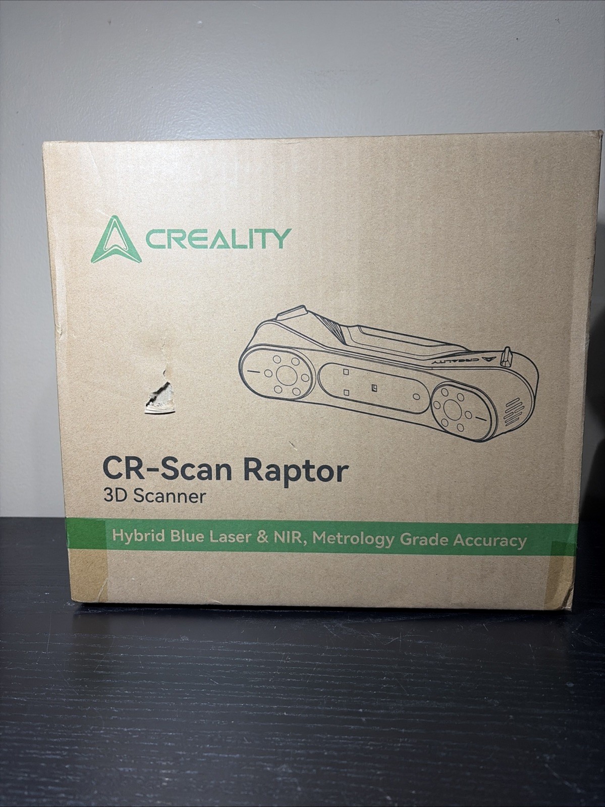 Creality CR-Scan Raptor Multiple-line Blue Laser & NIR 3D Scanner CRS07R NewDESC