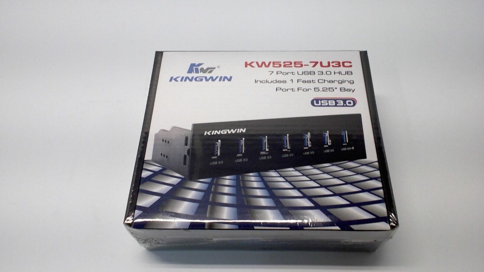 Kingwin Fast Charging 7Port 5.25inch Bay USB3.0 Hub   (KW525-7U3C)