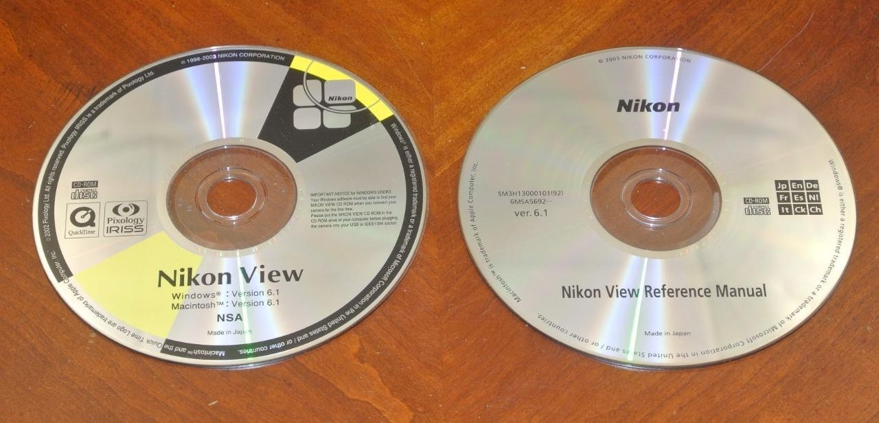 GENUINE CoolScan IV 4 V 4000 5000 Slide Scanner NIKON VIEW 6.1 SOFTWARE & MANUAL