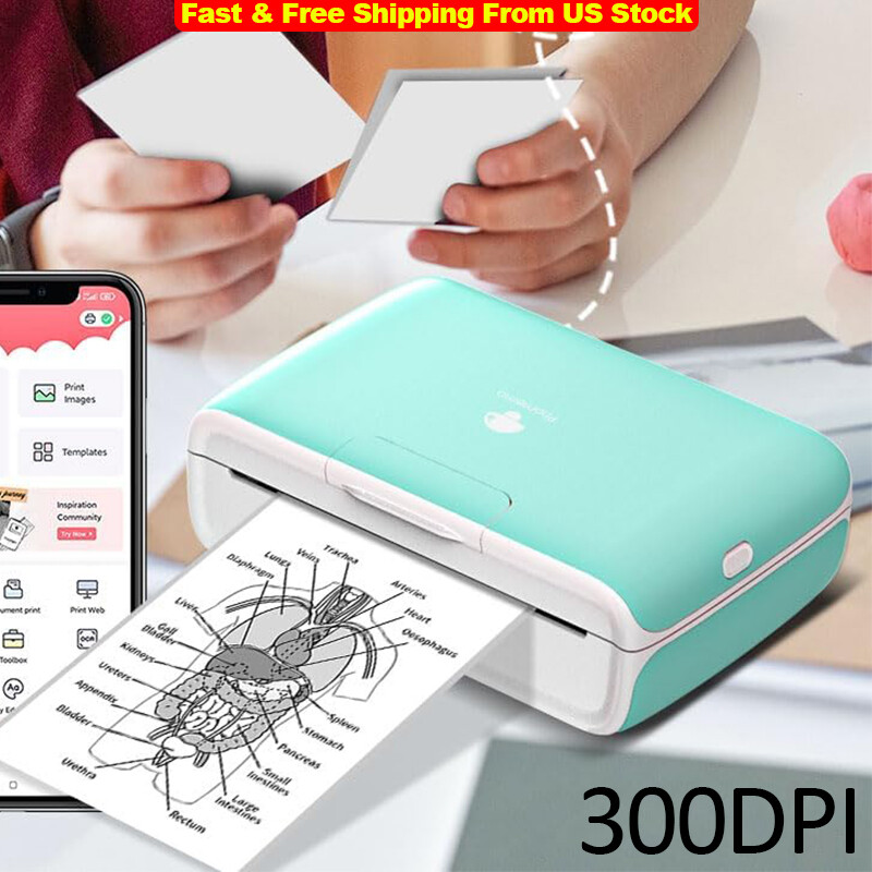 Phomemo M04S Mini Thermal Printer 4 inch Bluetooth Sticker Maker Printer Machine