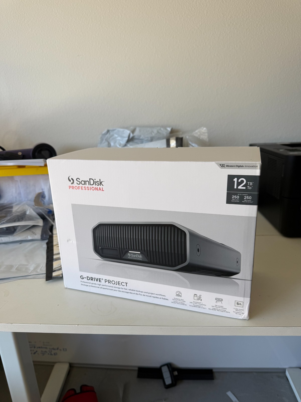 SanDisk Professional 12TB GDRIVE PROJECT Thunderbolt 3 External Hard Drive