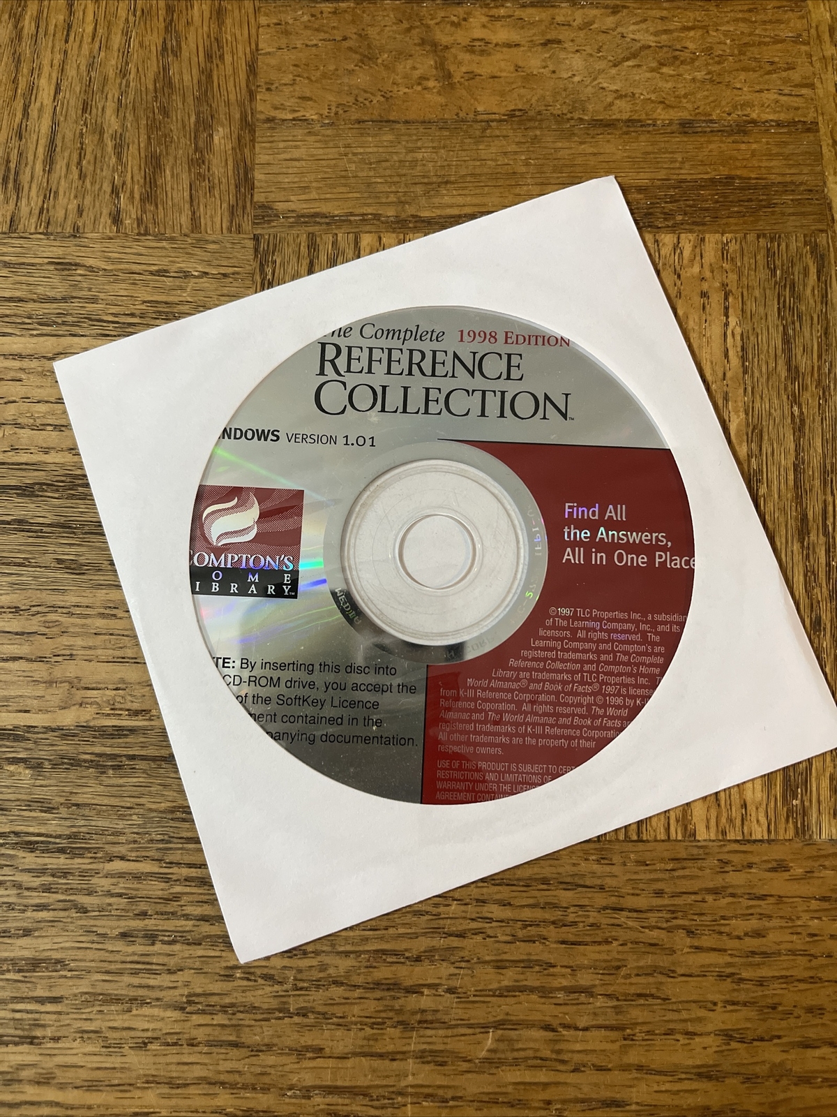 Comptons Complete Reference Collection PC Software