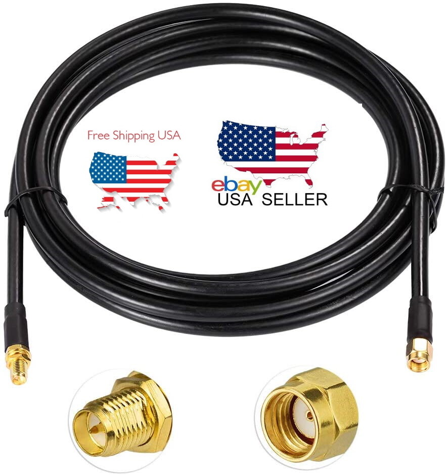 16.4Feet RP-SMA Extension Cable for RAK Helium Hotspot HNT Miner Antenna
