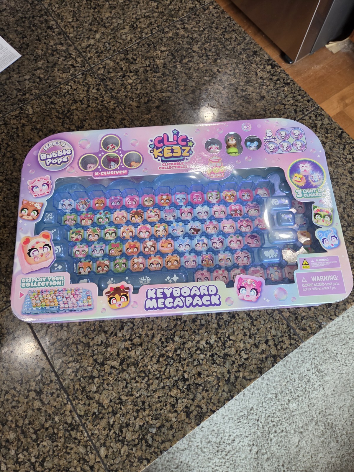 Clickeez Keyboard Megapack Series 3 Clickable Collectibles Keyboard New Sealed