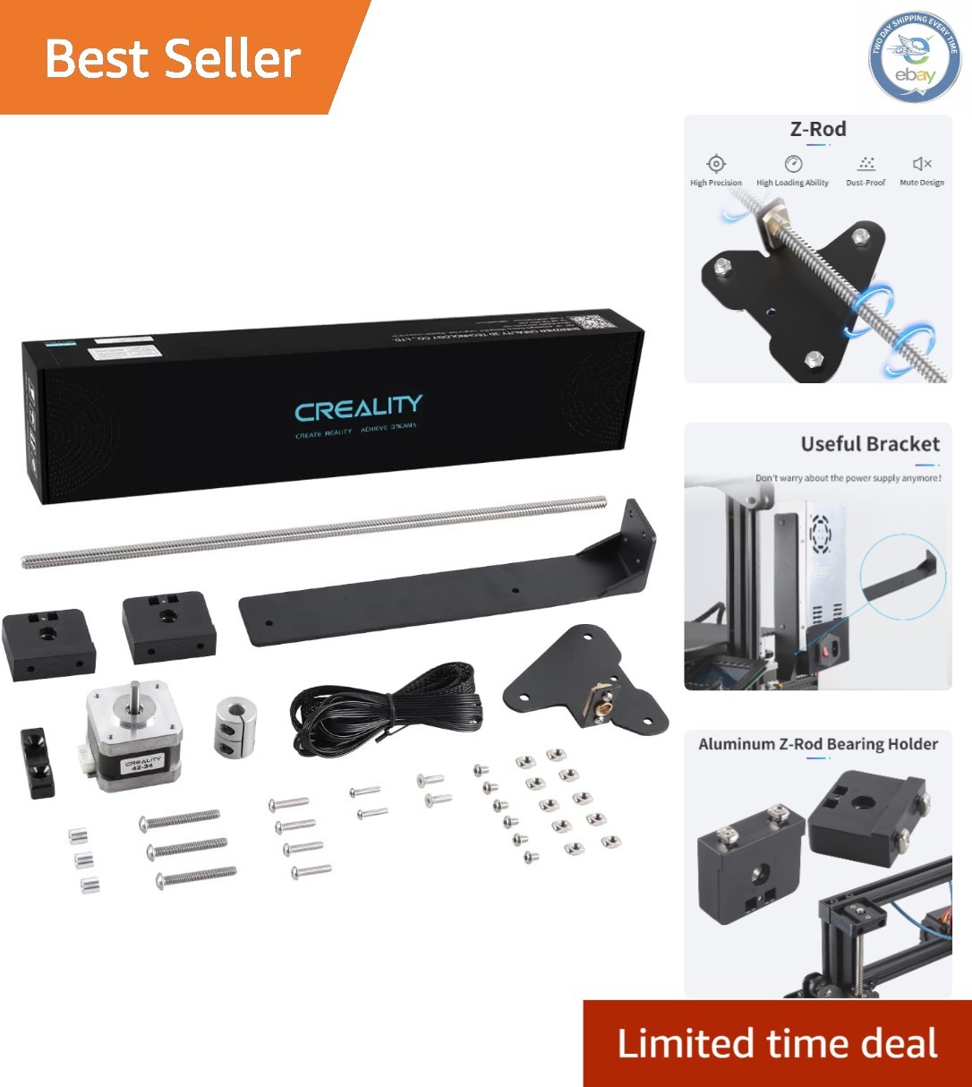 Ender 3 Dual Z-axis Kit with Lead Screw - Perfect Stability for 3D Printing