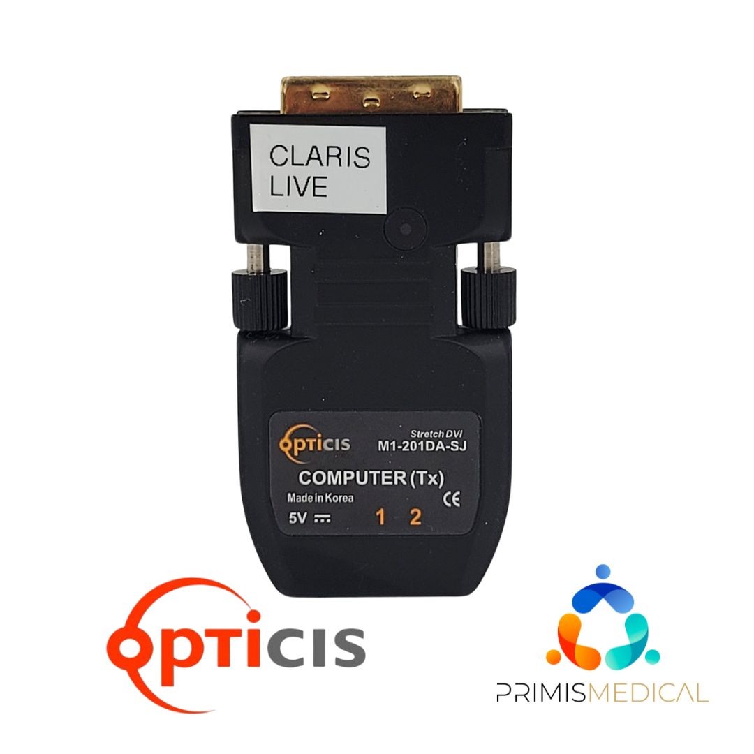 Opticis M1-201DA-SJ DVI Transmitter 5V Computer TX Module High-Speed Fiber Optic