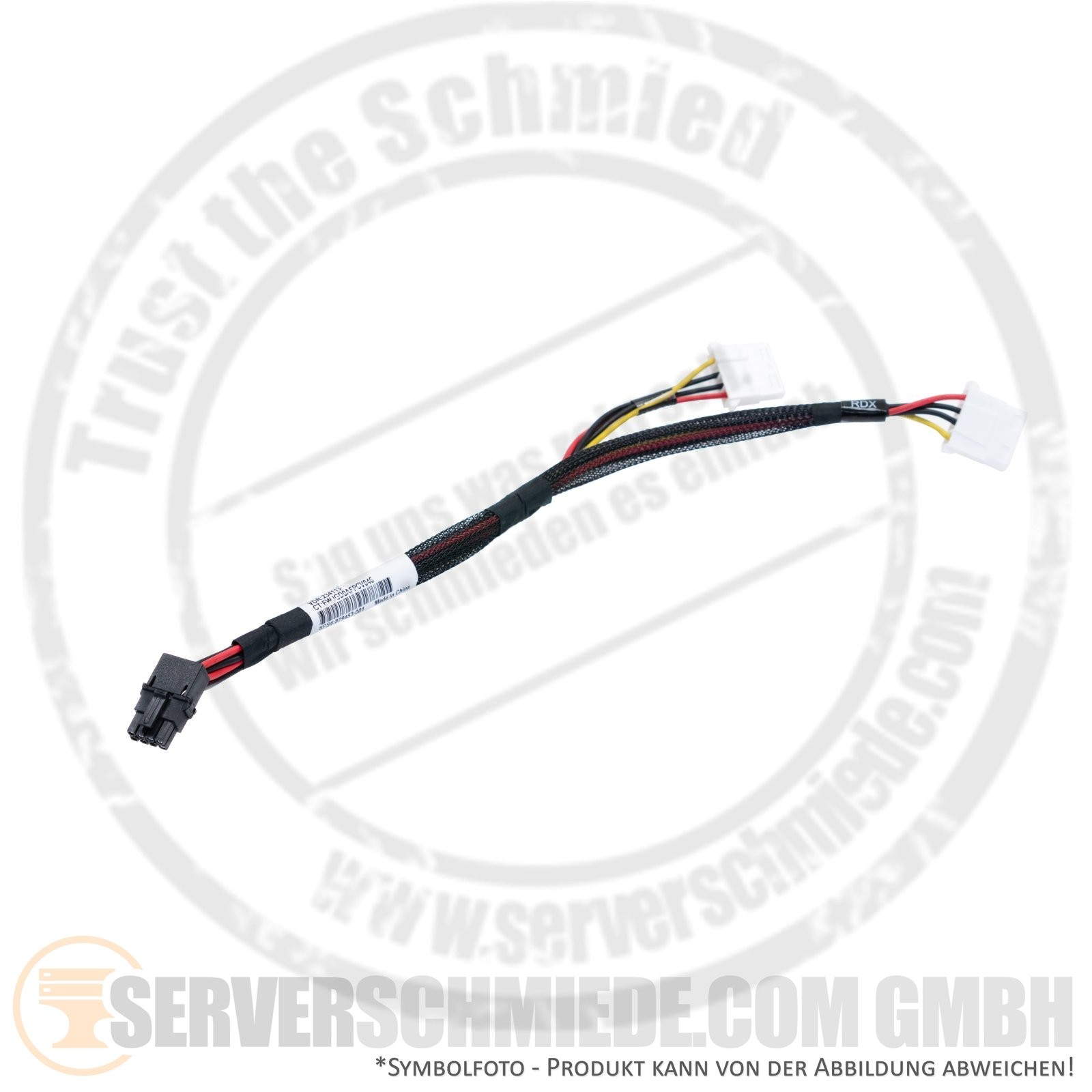 HP 30cm ML350 Gen10 LTO Y-Cable Power Cable Cord 1x 8-pin angle 2x IDE 4-pin