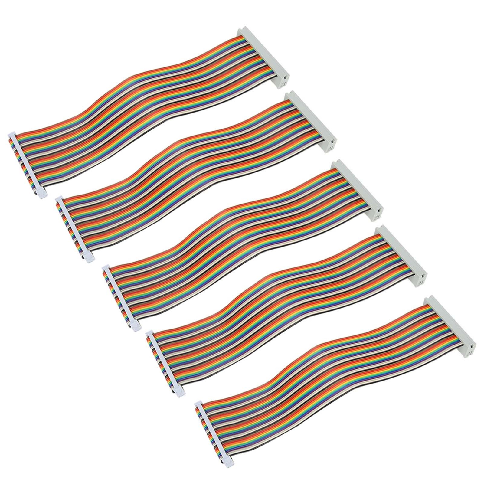 5Pcs GPIO Cable For Male To Female 40pin Wire Computer Accesso