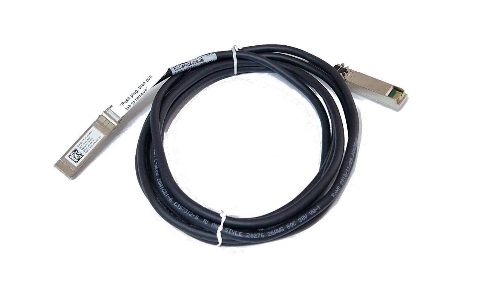 Genuine Dell 0VXFJY 25Gbe 3m DAC-SFP28-25G-3M cable SFP28 10/25gb DAC cable
