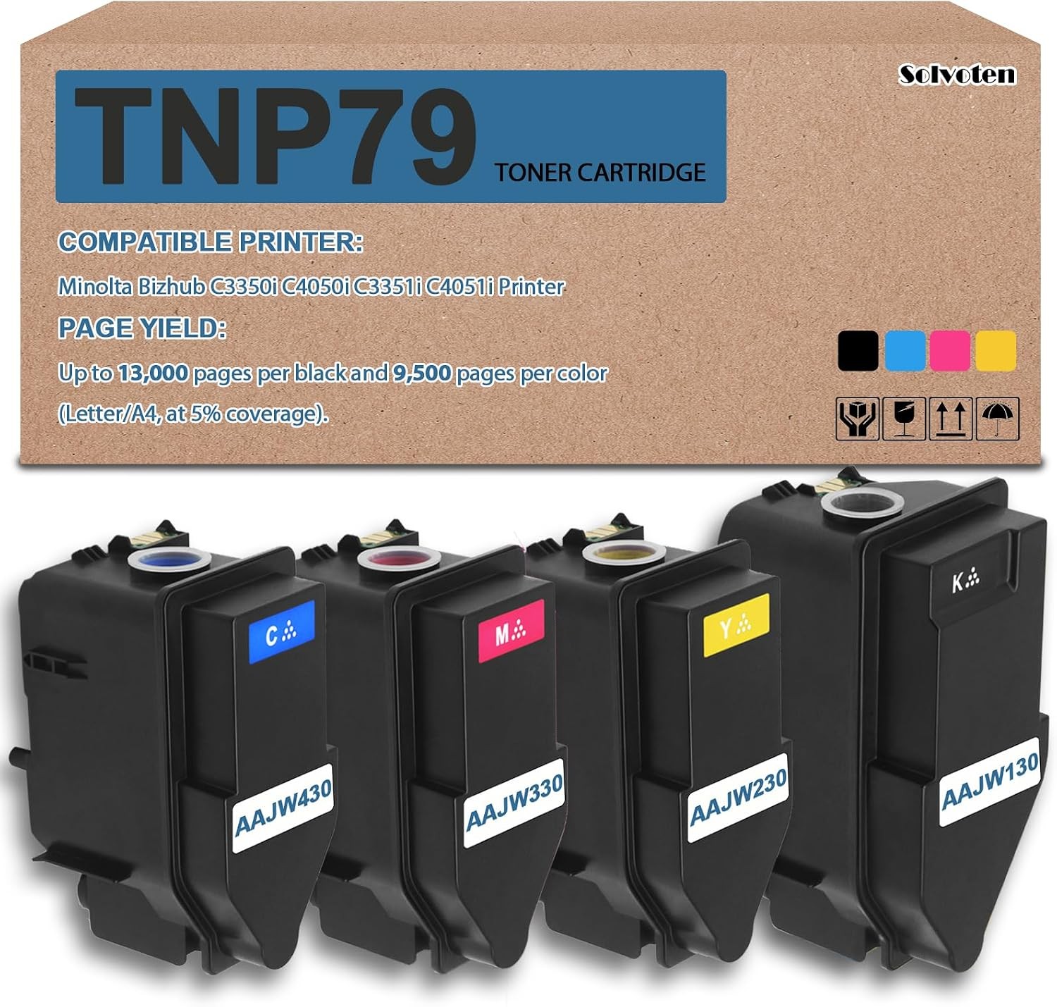 TNP79 Toner Cartridge for Konica Minolta Bizhub C3350i, C4050i, C3351i & C4051i