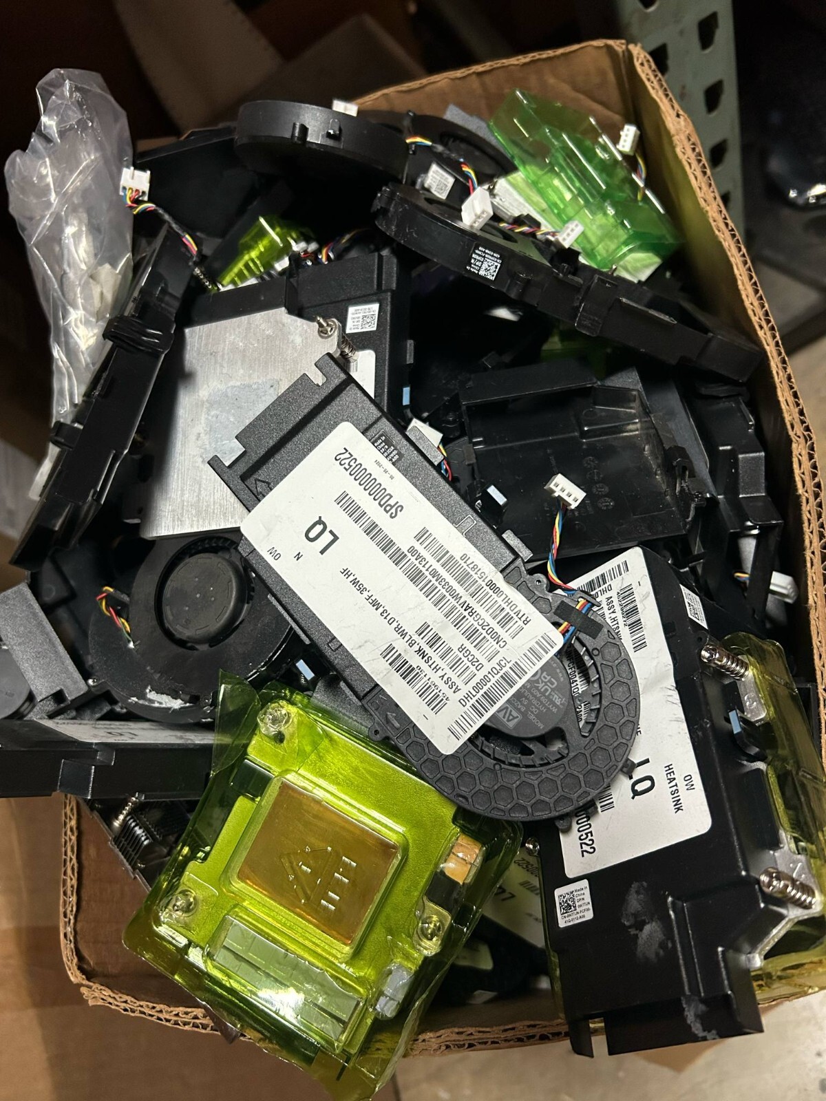 Lot of 50 Wholesale Lot of Mixed OEM Dell Optiplex MFF Desktop Fan W/ Heatsink