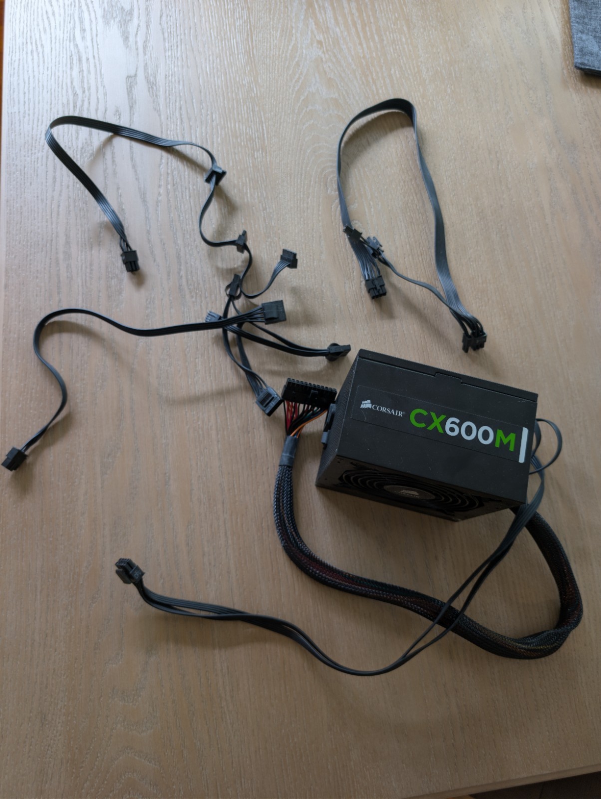 Corsair CX600M 600W Semi Modular ATX Power Supply with Cables