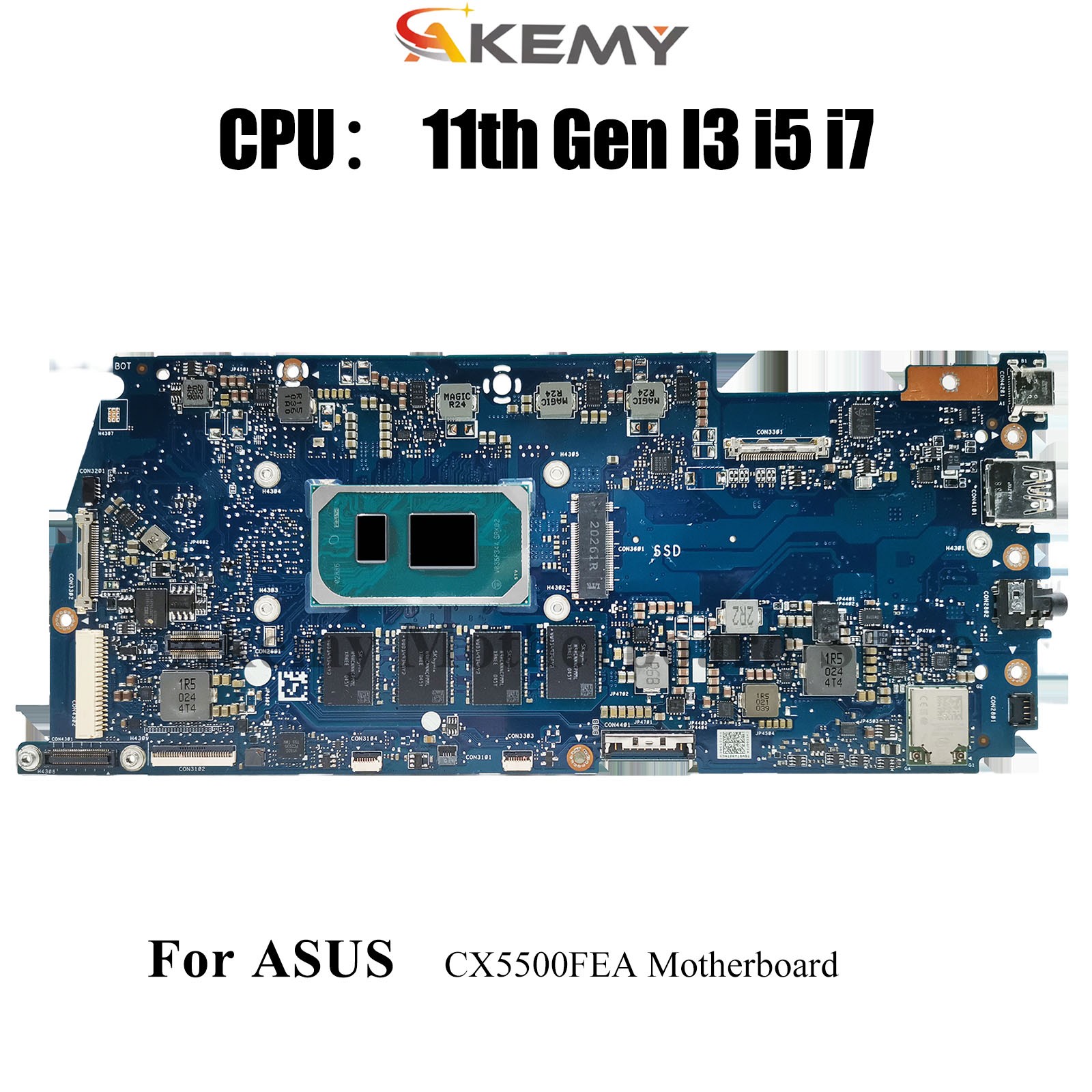 CX5500FEA Laptop Motherboard For ASUS CX5500F Mainboard W/ 11th Gen I3 i5 i7