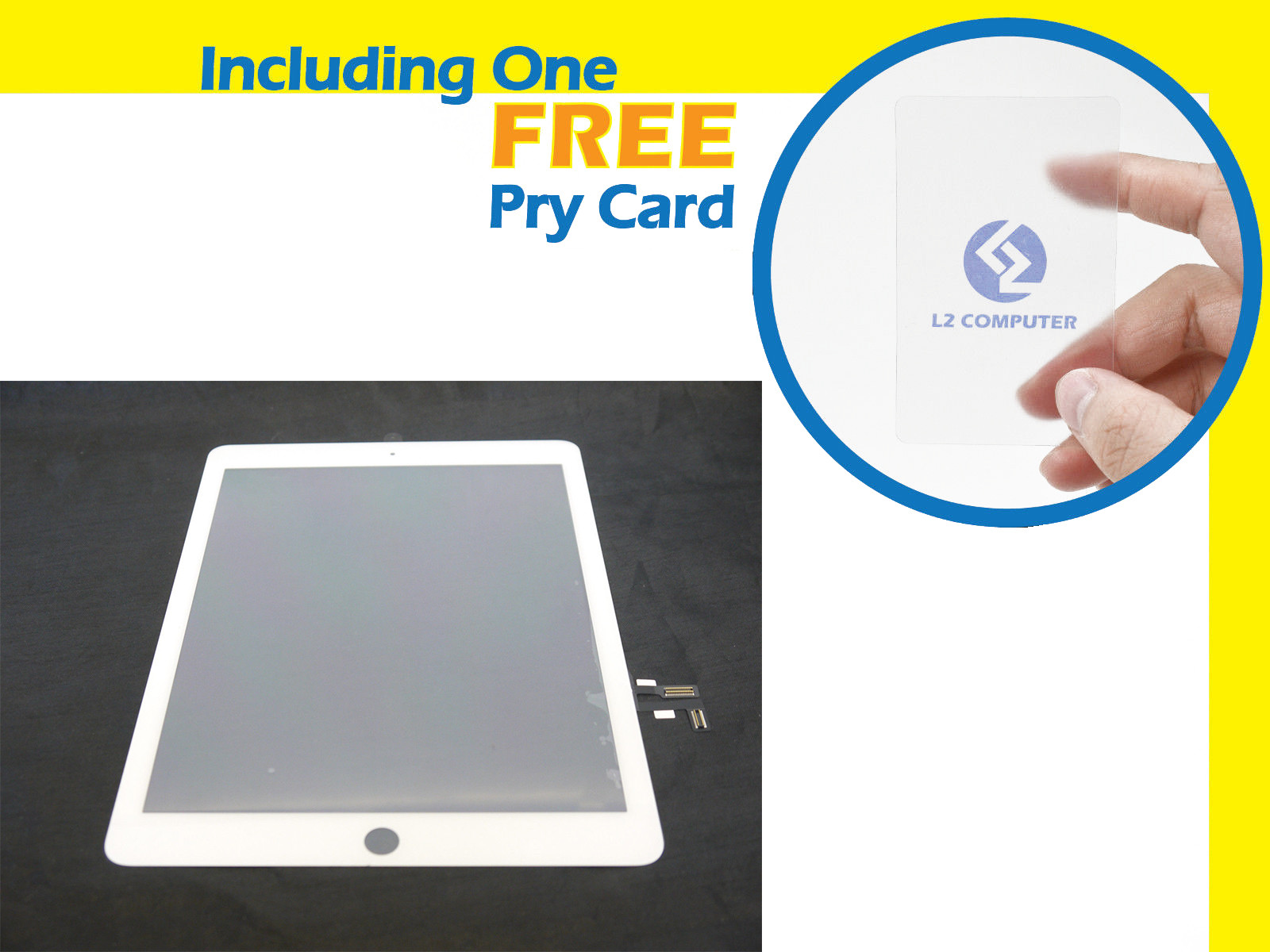 NEW White LCD LED Touch Screen Digitizer Glass for Apple iPad Air A1474 A1475