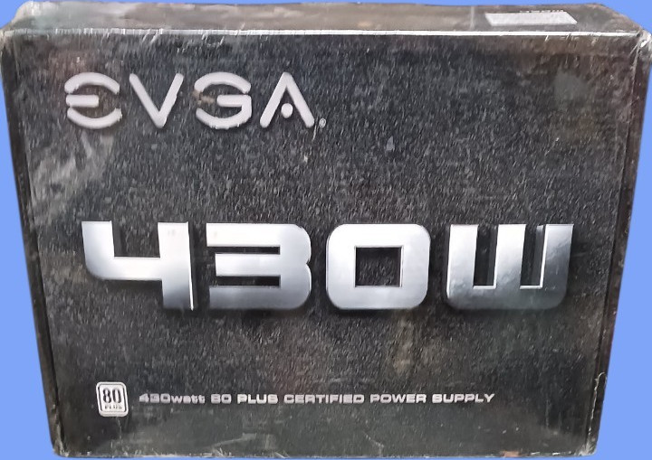 EVGA 430W 80 PLUS ATX Power Supply Active PFC Sleeved Cables 6+2 PCIe