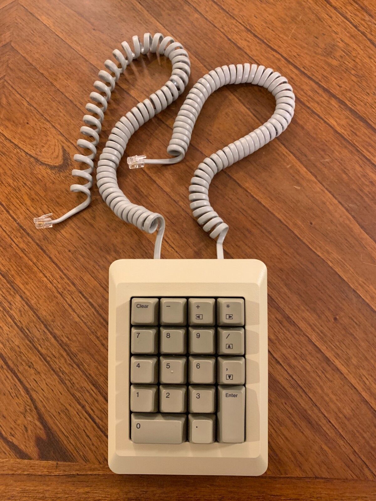 Apple M0120 Numeric Keypad w/ cable for Macintosh 128k 512k Plus - FULLY TESTED