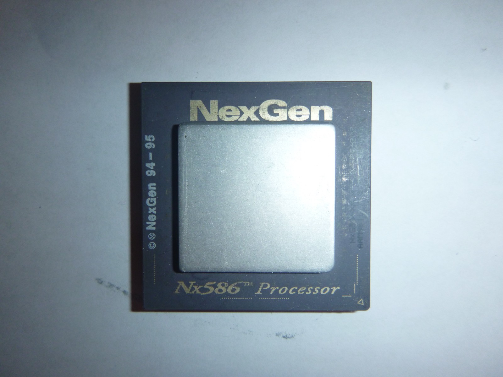 Vintage IBM NexGen Nx586 CPU/Processor Gold Pins