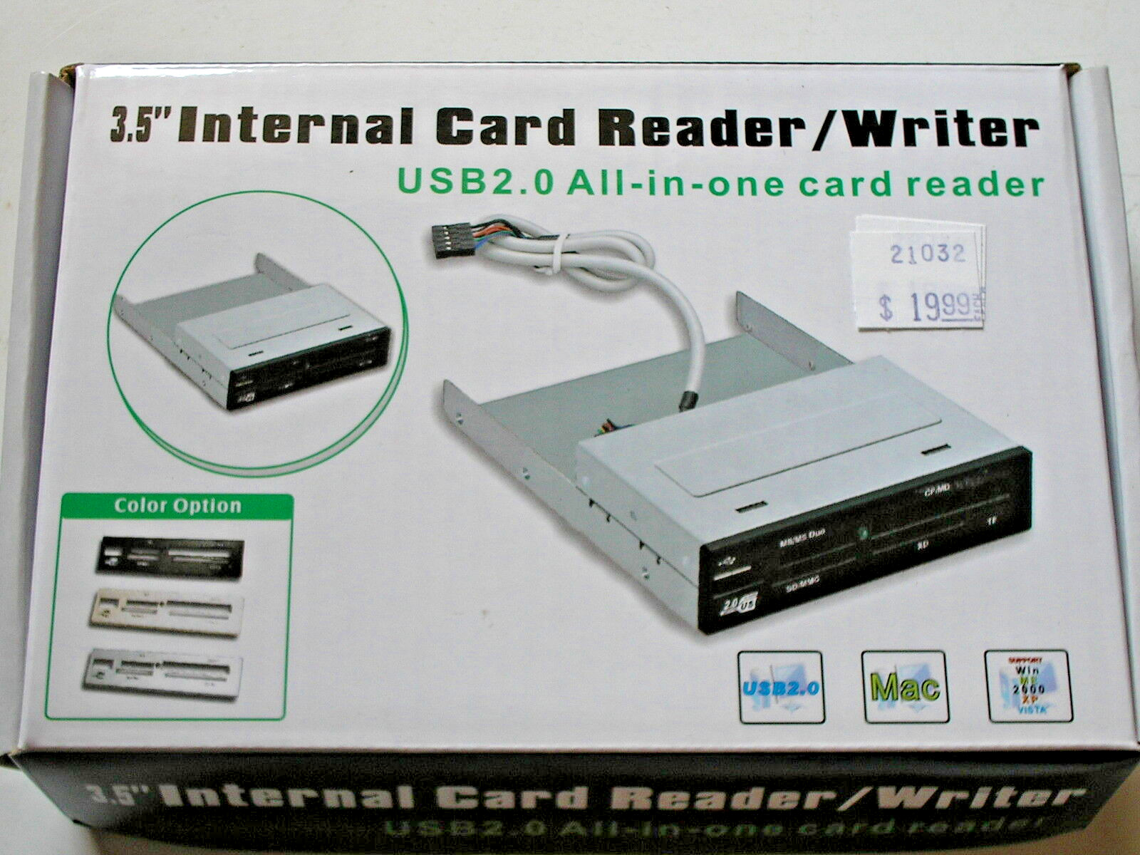 ALL IN ONE 3.5" inch Internal  Card Reader USB2.0  Model CR-300   21032-*5