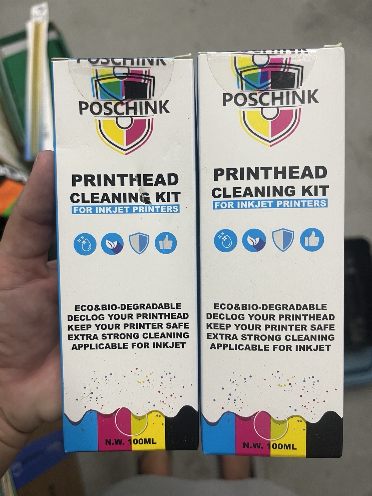 Printhead Cleaning Kit for HP/Epson/Canon Inkjet Printer Heads 100ml. 2 Pack