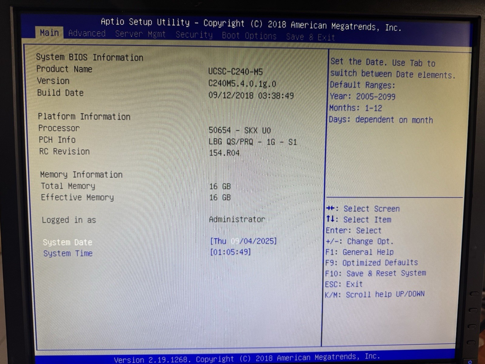 Cisco UCSC-C240 -M5XS Dual Intel Xeon SILVER (4114) 2.20GHz-3.00GHz 10-Core CPU