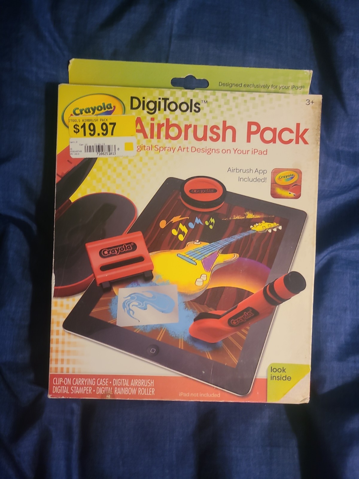 Crayola Digitools Airbrush Pack, Deluxe Pack, & 3-D Pack Lot Of 3 Items All NIB