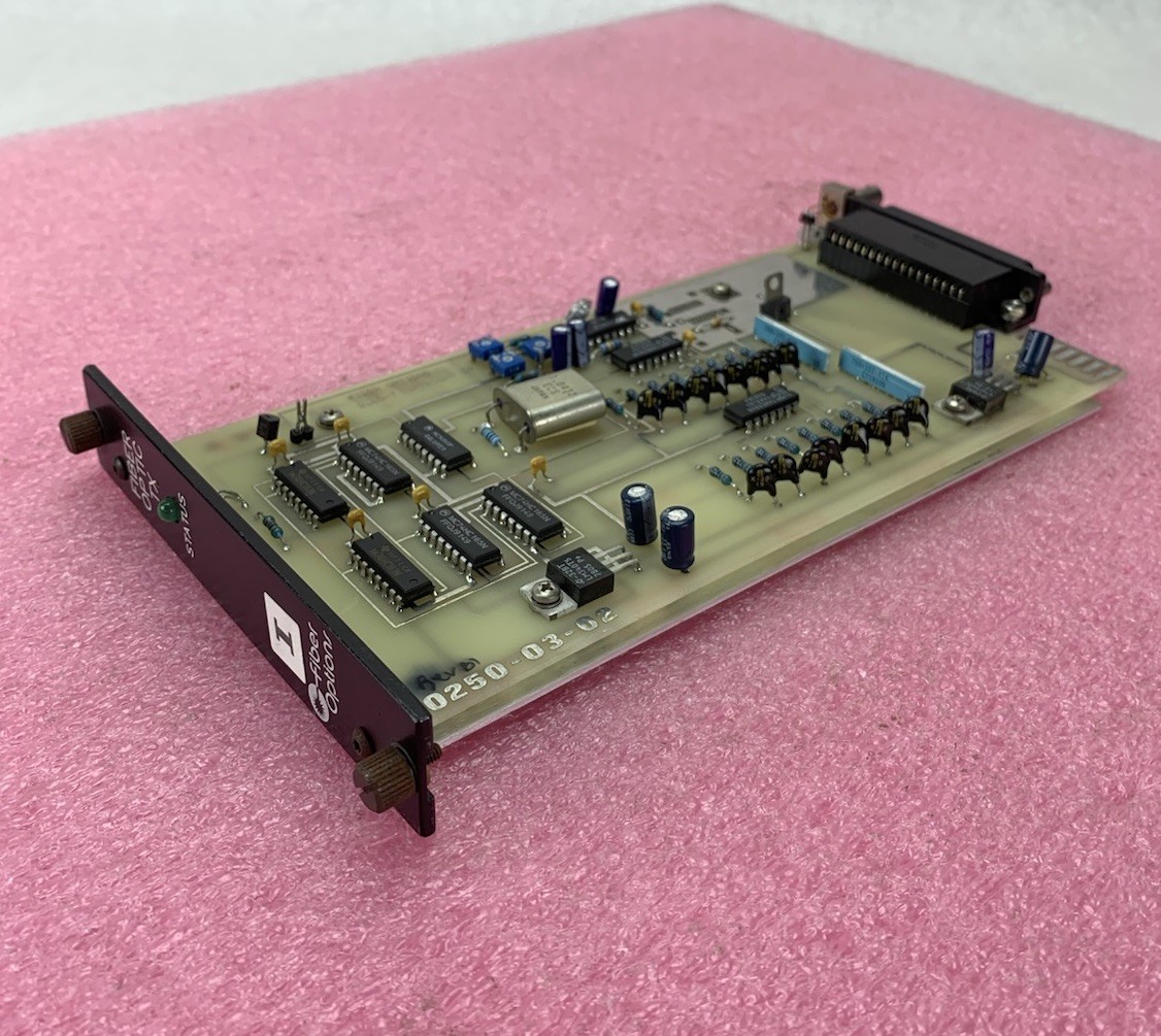 Fiber Options 250D-T-R/1B3X Fiber Optic RX Receiver Card - Untested
