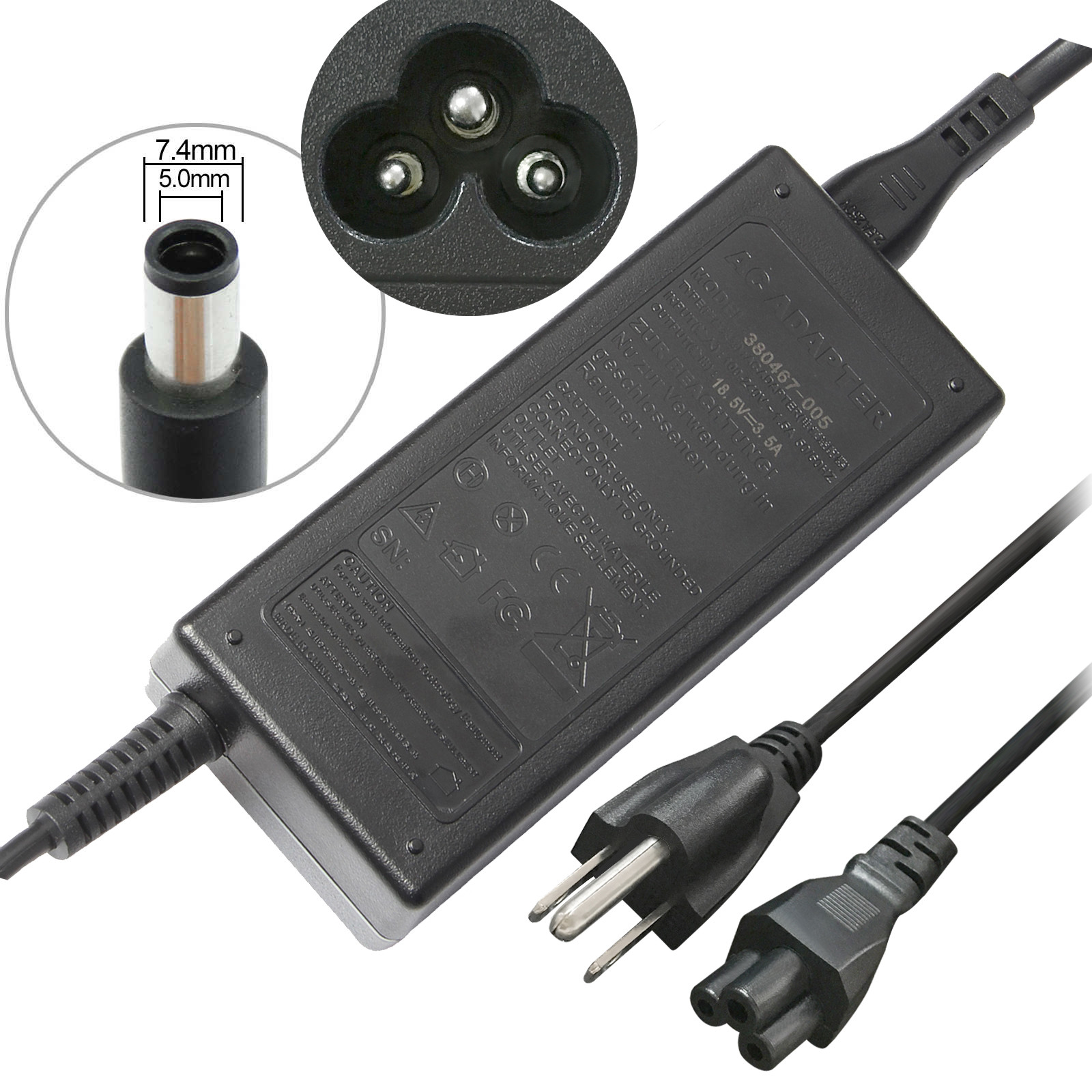 for HP 19-2113w All-in-One AIO computer power supply ac adapter cord charger 65W
