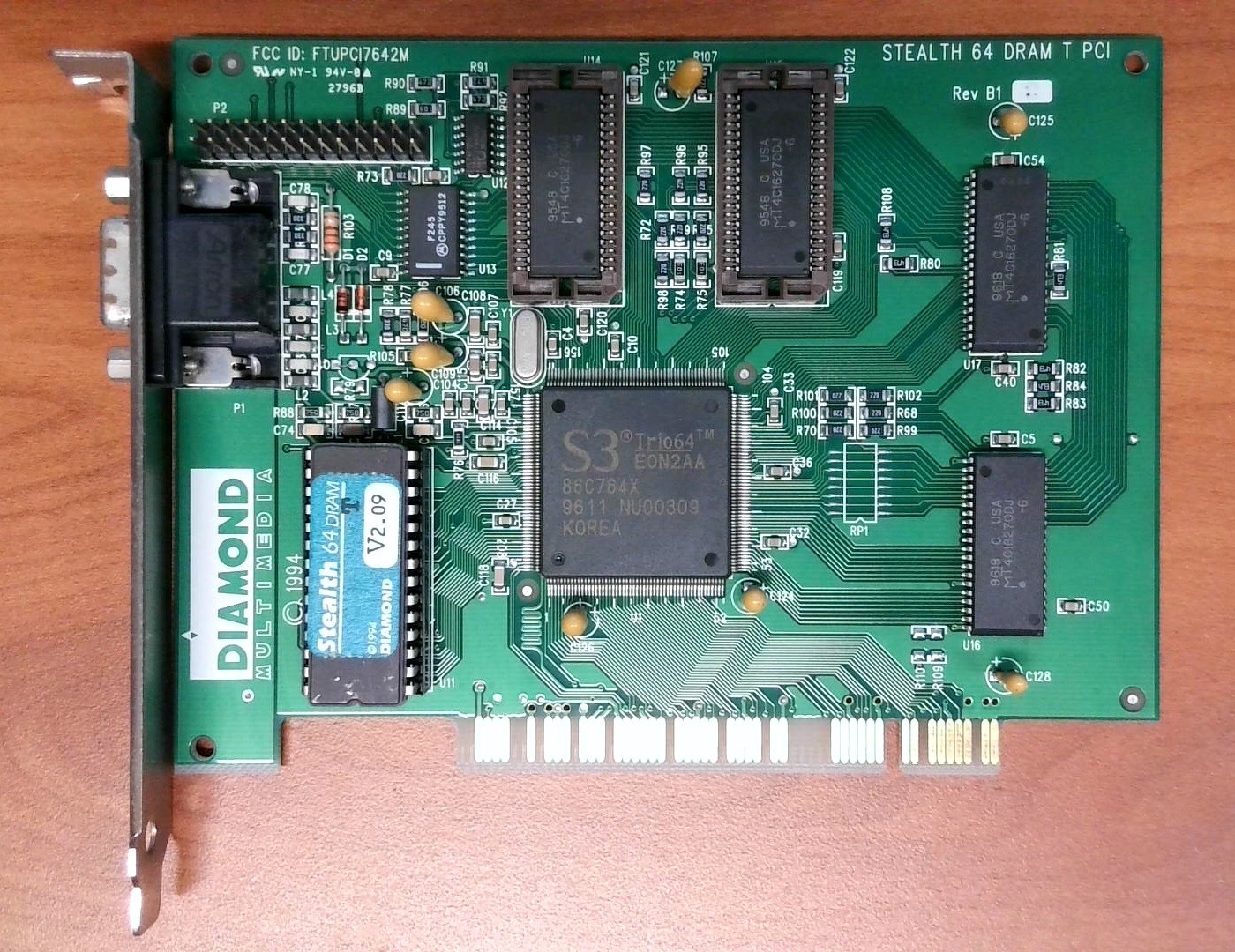 Diamond Multimedia Stealth 64 DRAM T PCI Graphics Card 2MB