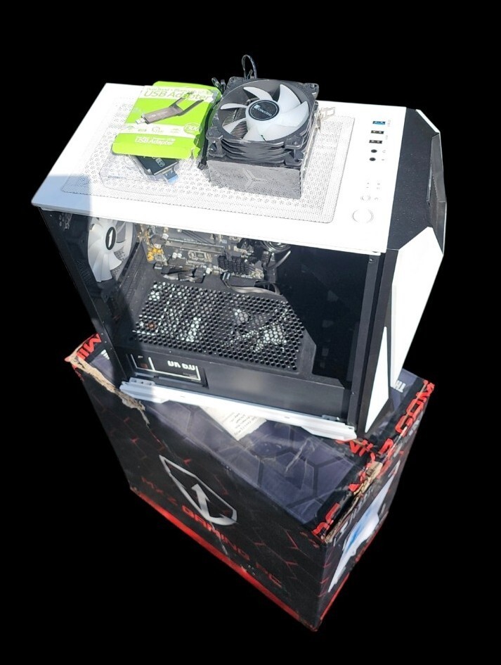 MXZ Gaming PC B650 Computer Case With Accessories And Box
