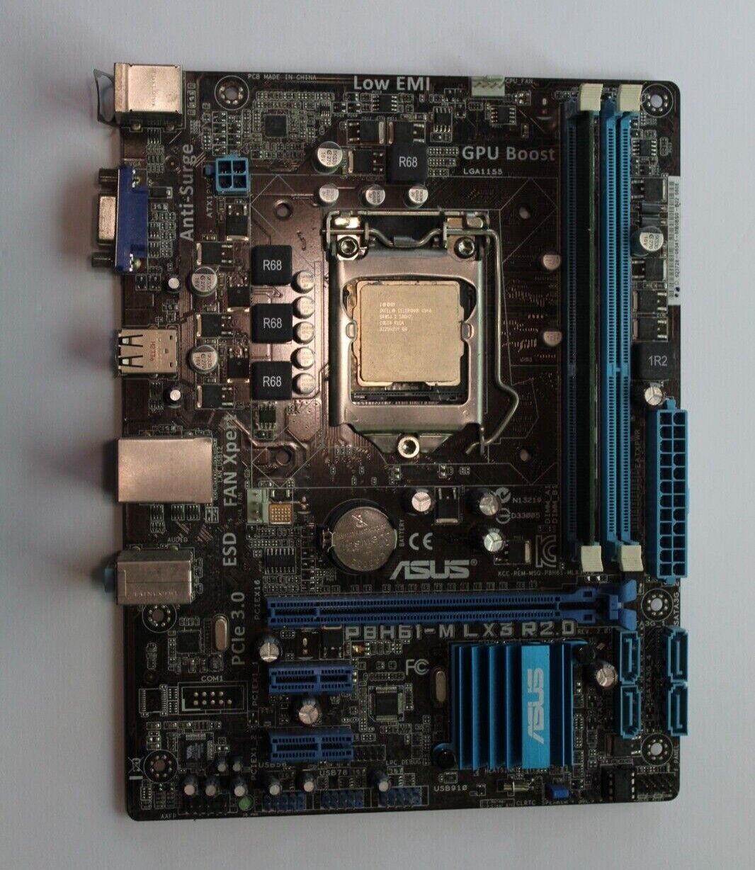 Asus P8H61-M LX3 PLUS R2.0 Motherboard H61 Socket LGA 1155 i3 i5 i7 DDR3 +EXTRAS