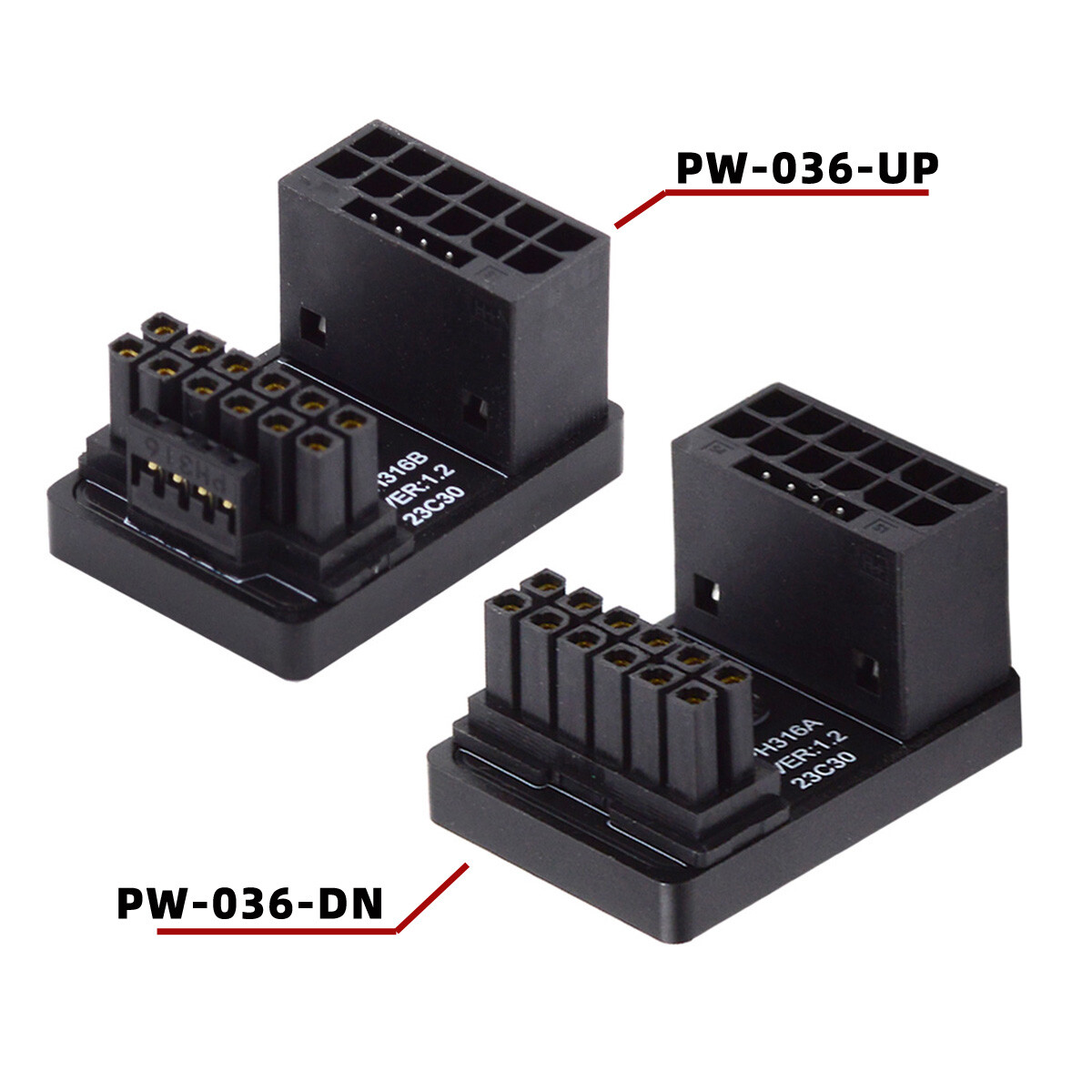 CY 12VHPWR ATX3.0 PCI-E 5.0 Power Modular Adapter Male to Female for 4080
