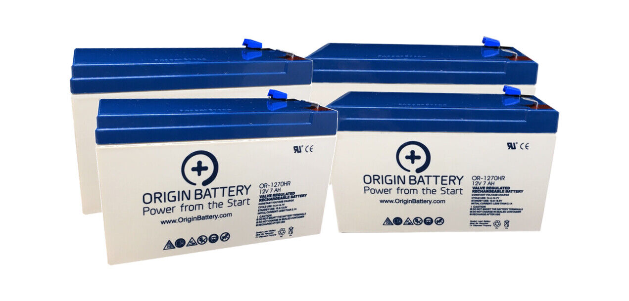 Tripp Lite SU2200XLA Battery Kit, Also Fits SU2200XLCD- 4 Pack 12V 7AH HR UPS