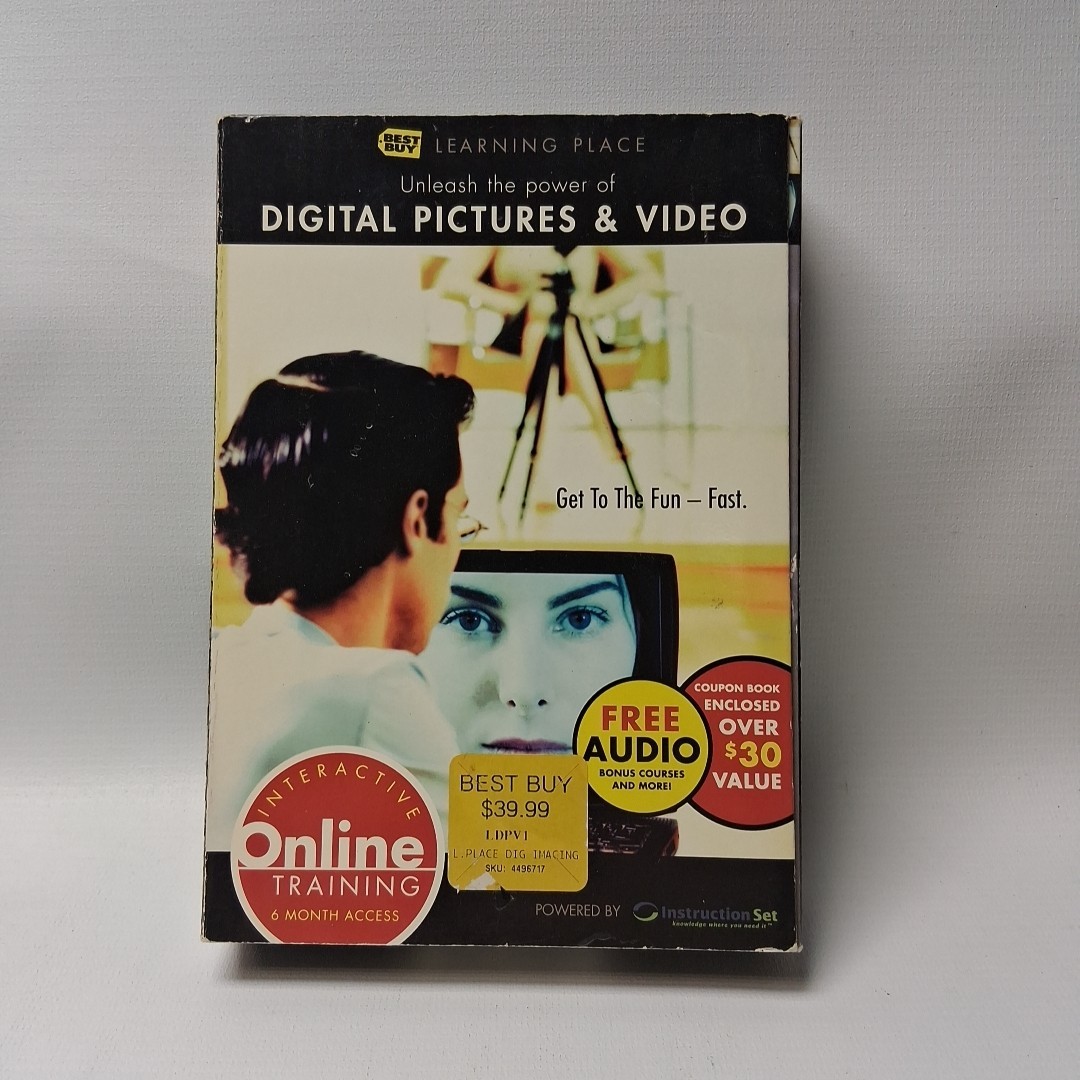 Best Buy Learning Place software package for digital pictures & Video