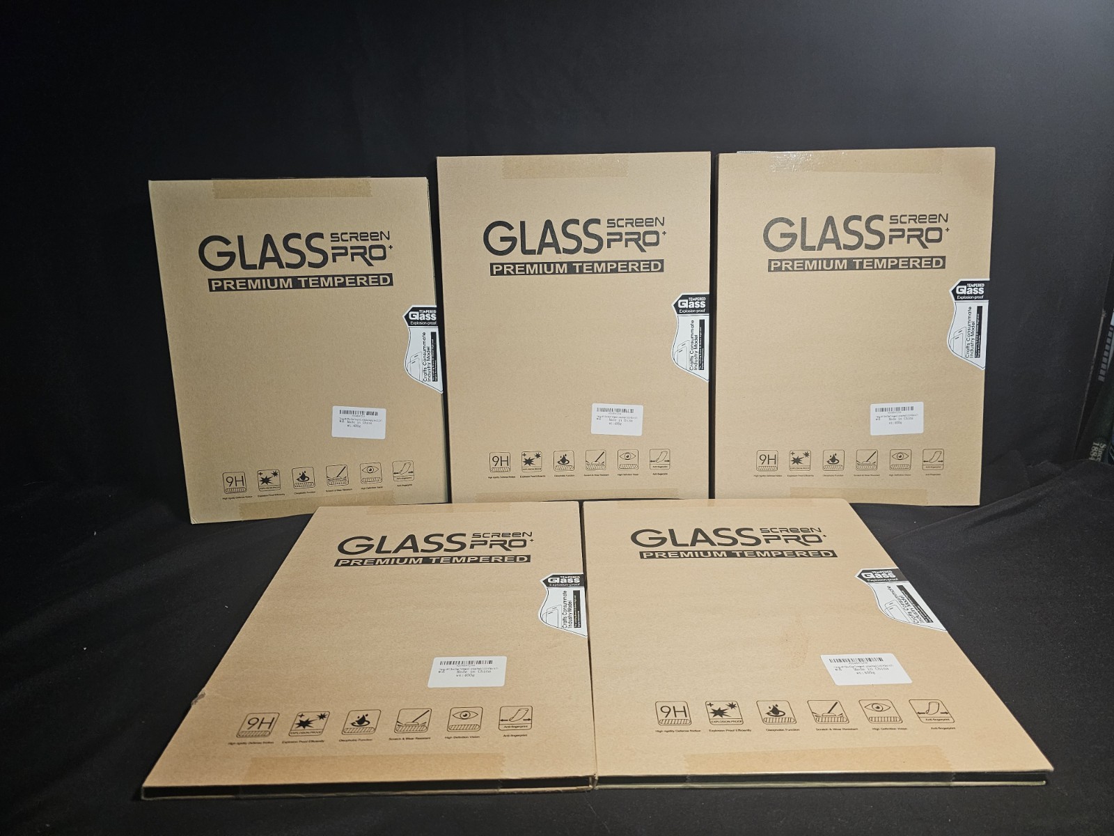 5pc Lot Glass Screen Pro Premium Tempered Screen Protector Laptop 13.5" 12.4"