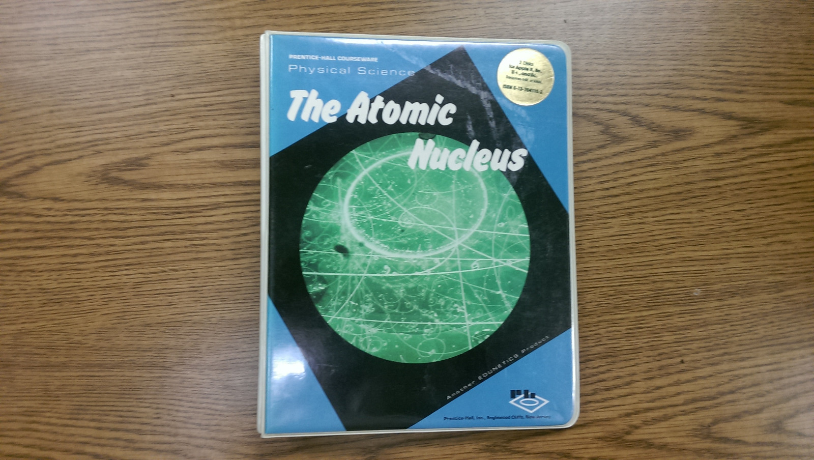 Rare Antique Prentice Hall Physical Science Atomic Nucleus Software for Apple II