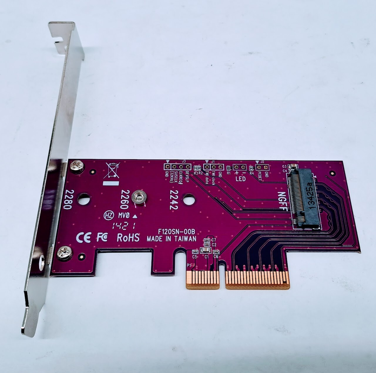 Lot of 98 Sonnet technologies PICE-SSD-X1-E Expansion Card Adapter