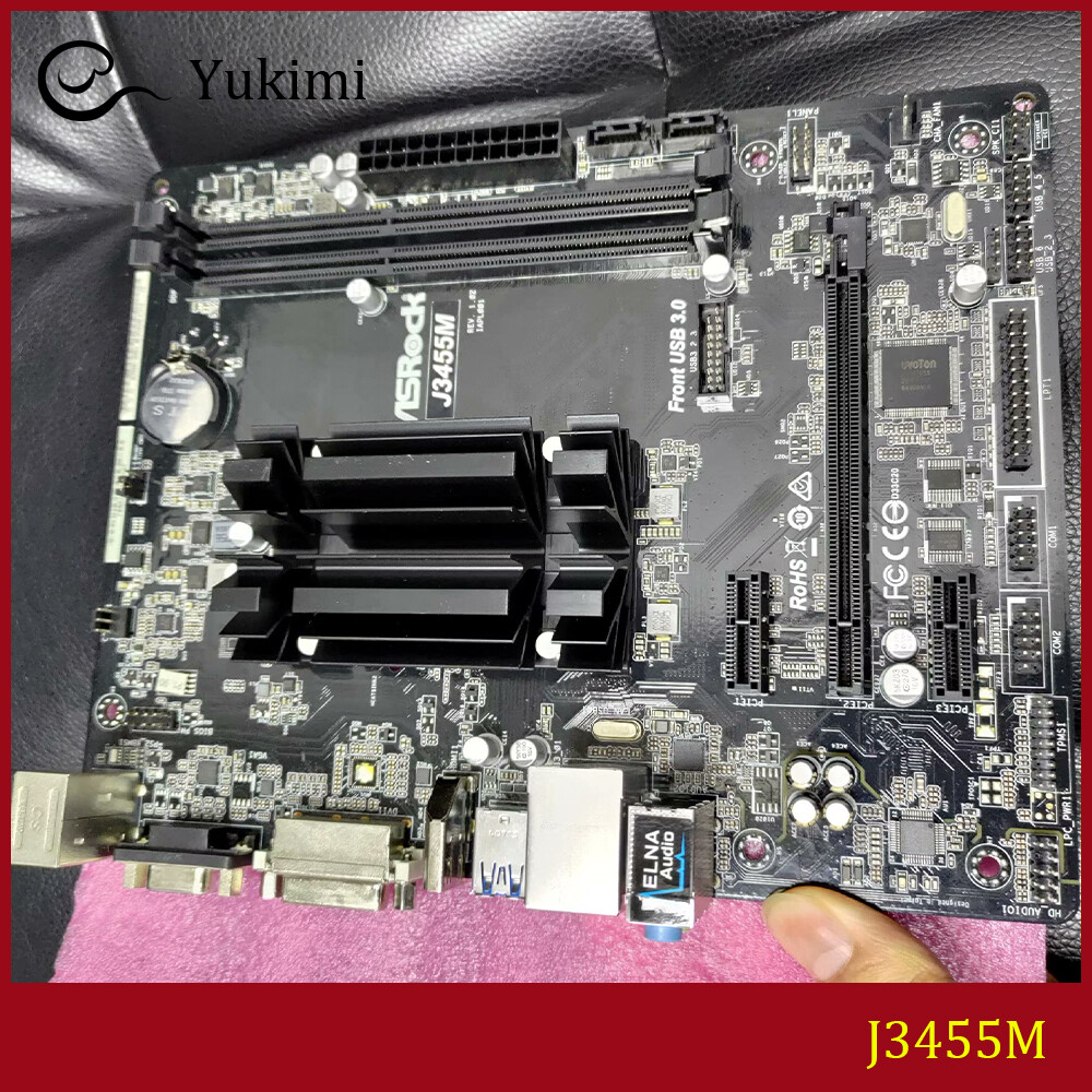 FOR ASROCK J3455M DDR3*2 16GB HDMI DVI-D D-Sub Micro ATX Motherboard Test OK