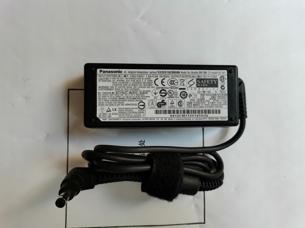 16V 4.06A CF-AA6413C M1 For Panasonic Toughbook CF-C2 MK2 64W AC Adapter Genuine