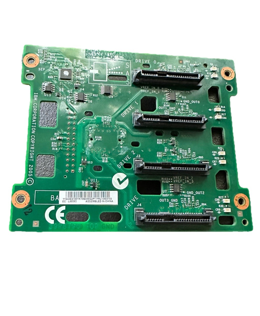 M 44E8783 SAS/SATA hard drive backplane board (untested)