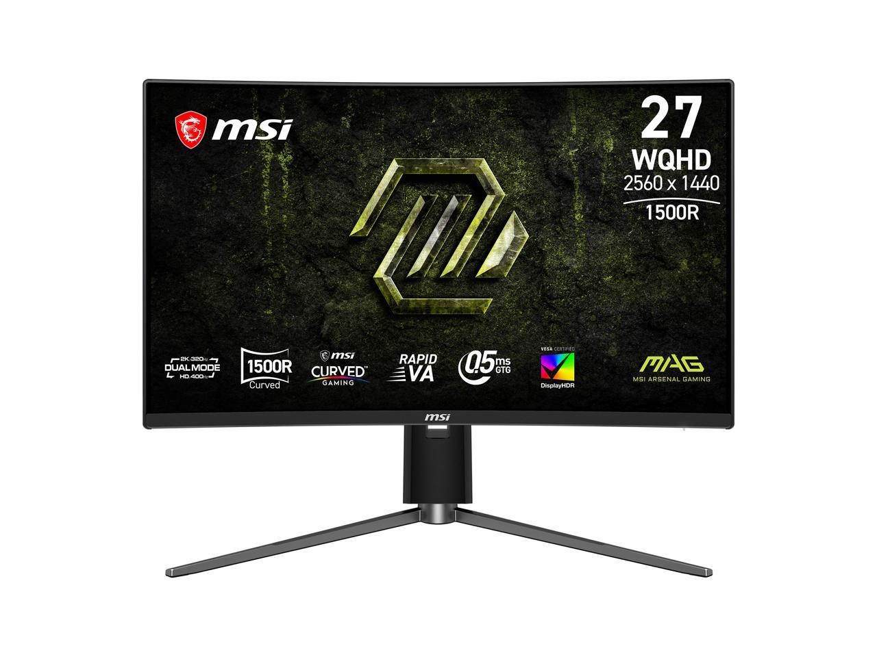 MSI MAG 274CQPDF X32 27" WQHD VA 16:9 320Hz Anti-glare Curve Gaming Monitor