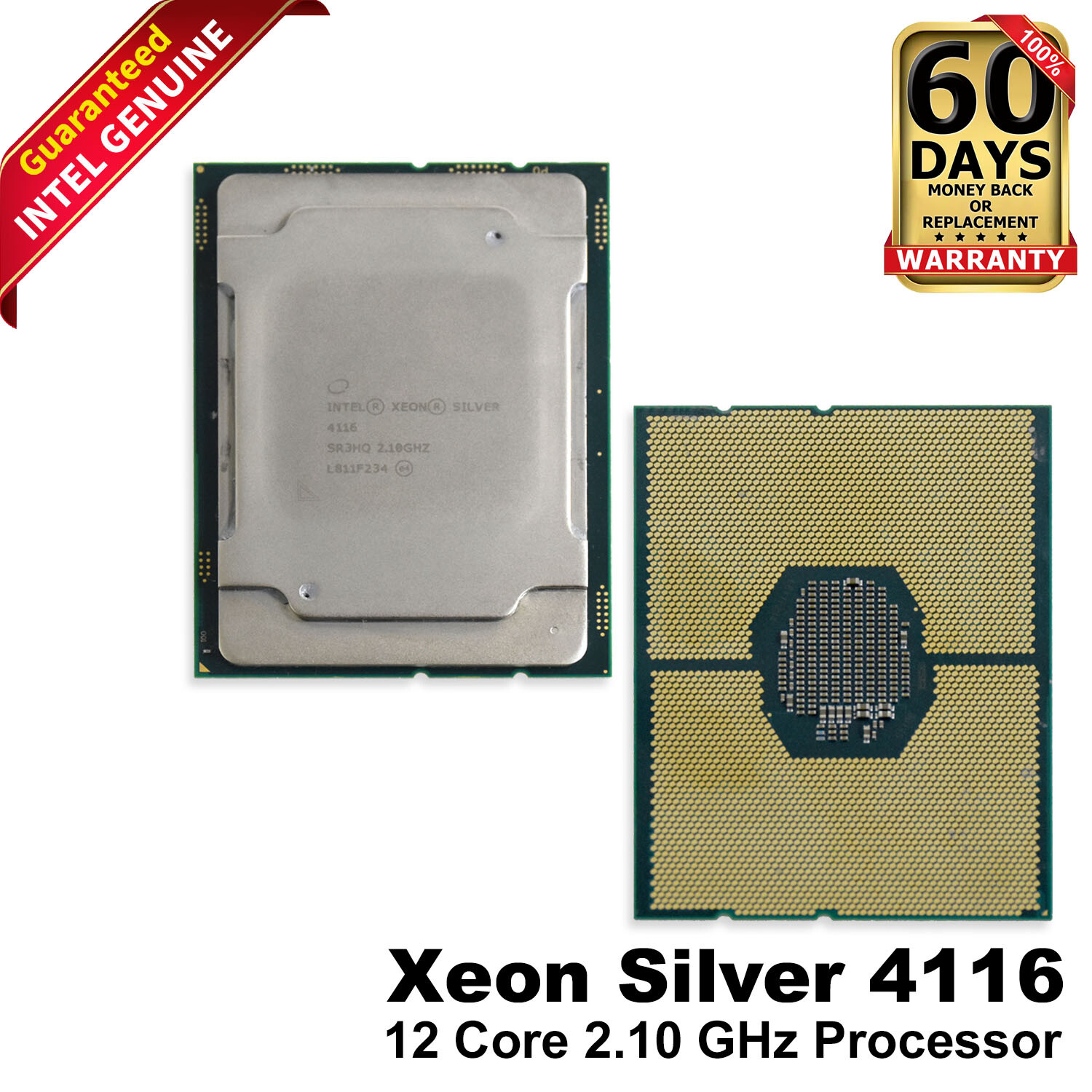 Lot 10 Intel Xeon Silver 4116 2.1GHz 12-Core 16.5MB LGA3647 CPU Processor SR3HQ
