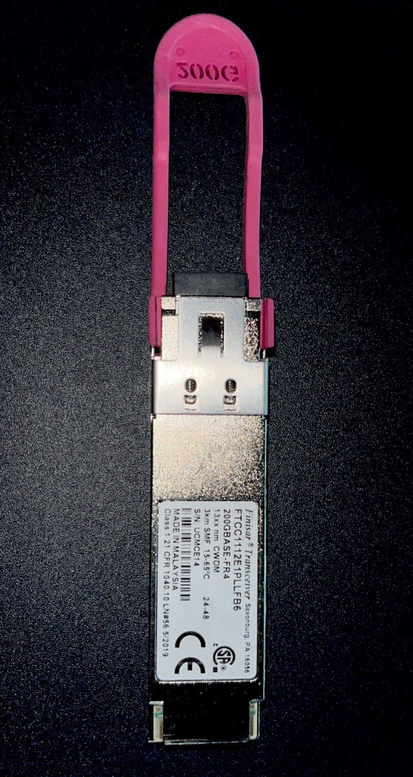 1pc FINISAR FTCC1112E1PLLFB6 200GBASE-FR4 3km SMF JNP 200G Transceiver Module