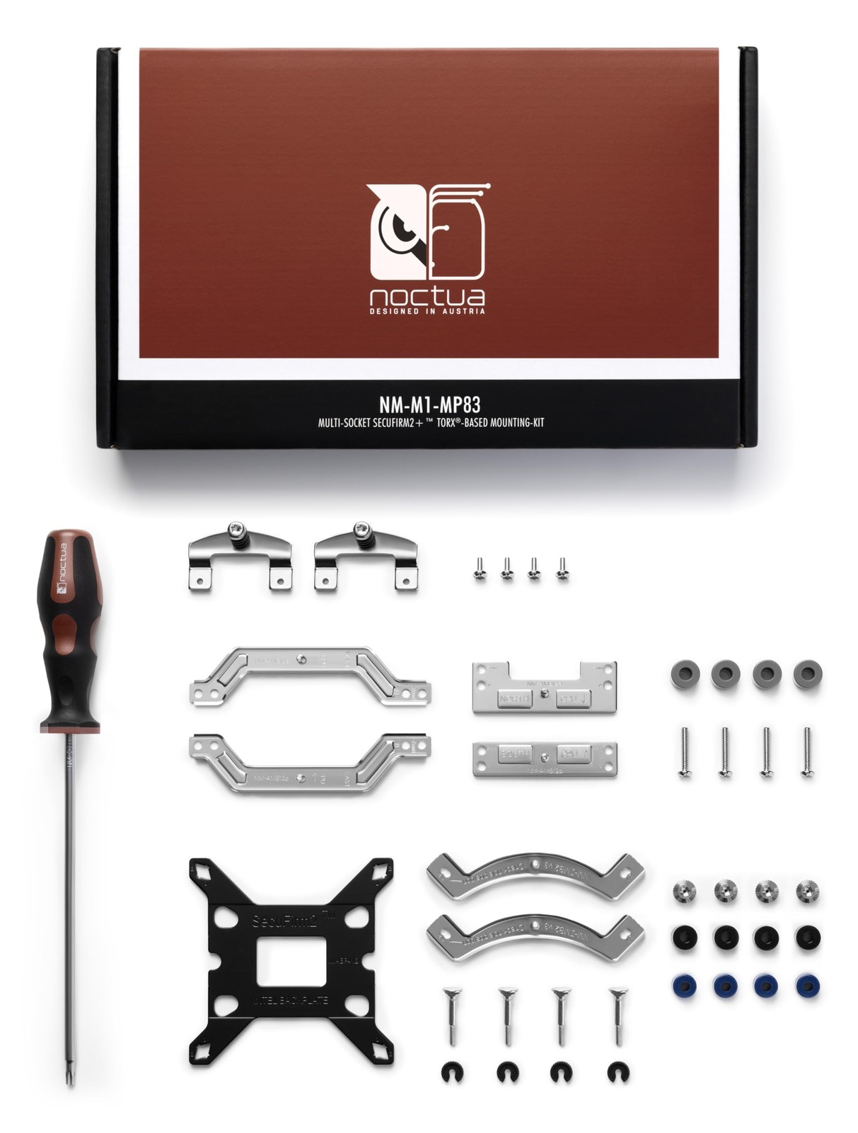 Noctua NM-M1-MP83, SecuFirm2+ Multi-Socket High-Performance Mounting Kit Black