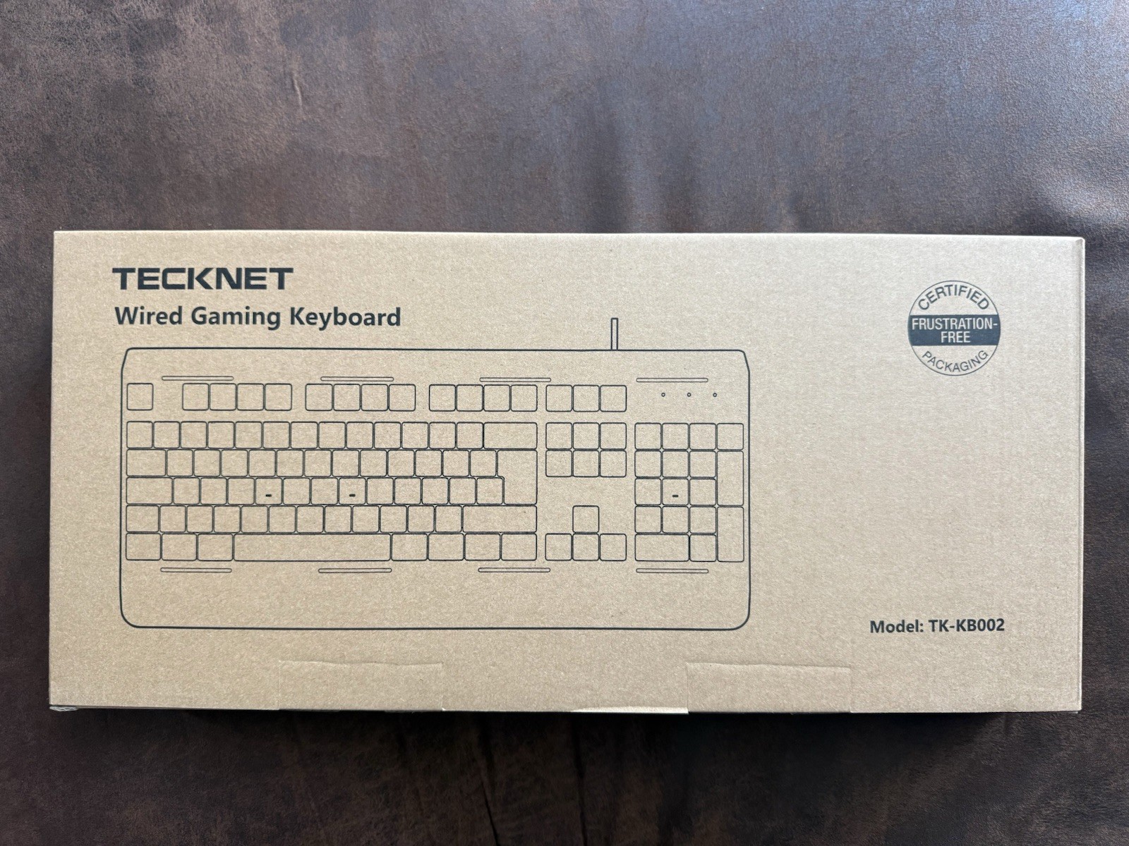 TECKNET Wired Gaming Keyboard, USB Wired Computer Keyboard