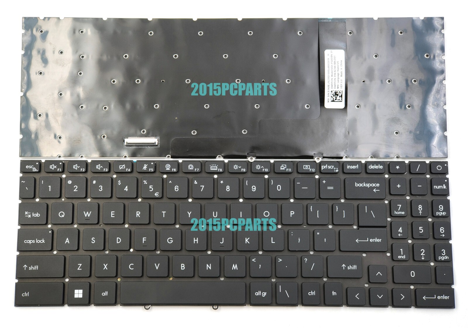 New MSI MS-1584 MS-17N1 MS-17P1 keyboard US Per-Key RGB backlit US