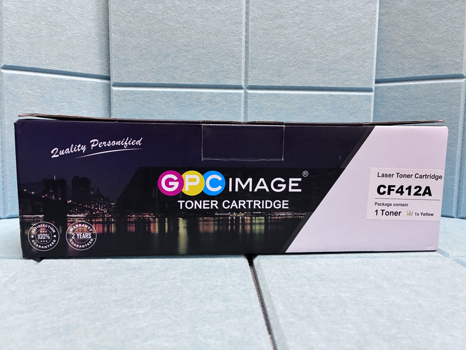 GPC Image HP 410 Single Toner Cartridge HE-CF412A Yellow NEW