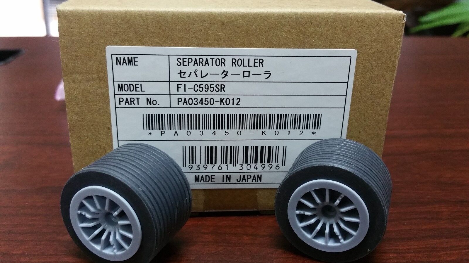 Genuine OEM Fujitsu PA03450-K012 Separator Roller for fi-5950C fi-5900C Scanners