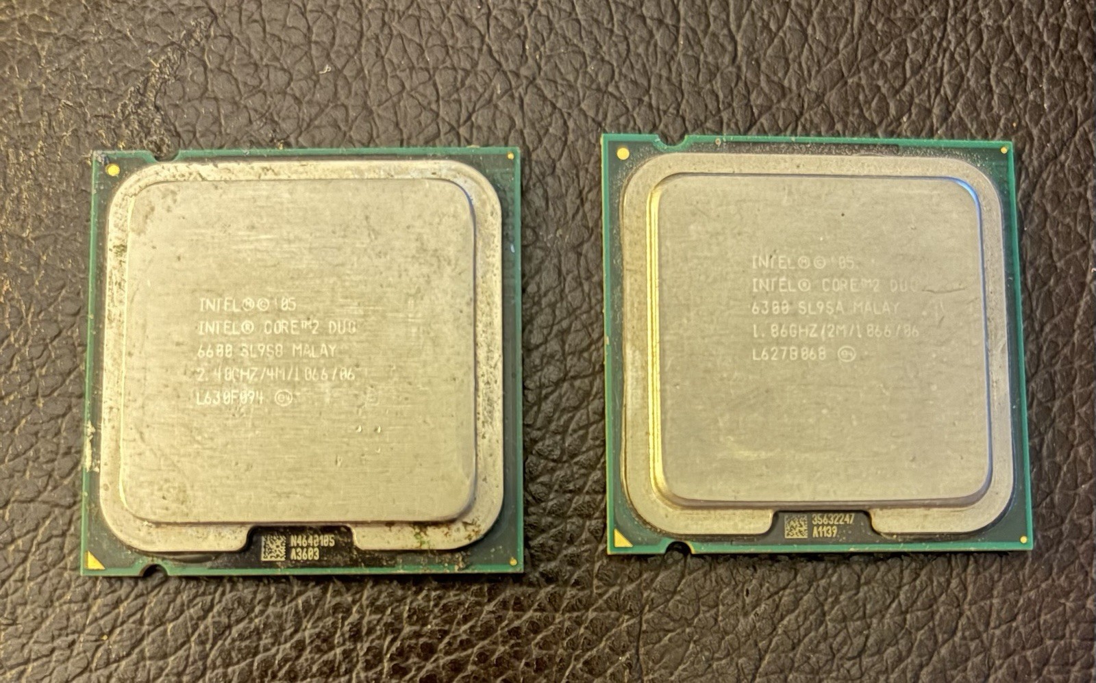 TWO (2) SL9S8 Intel Core 2 Duo 2.40GHz CPU Processor